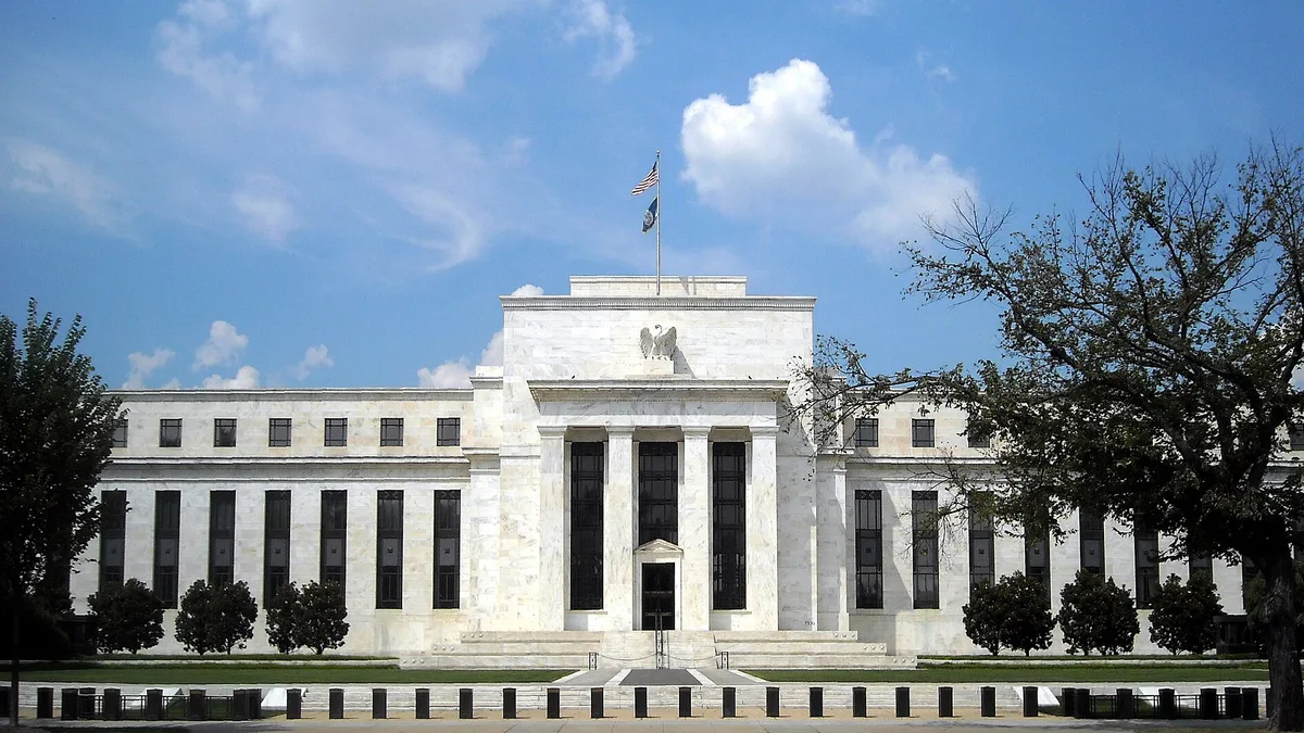 The Federal Reserve building in Washington