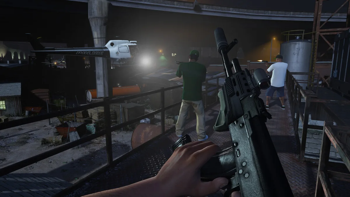 In-game screenshot from the Grand Theft Auto V Enhanced store page