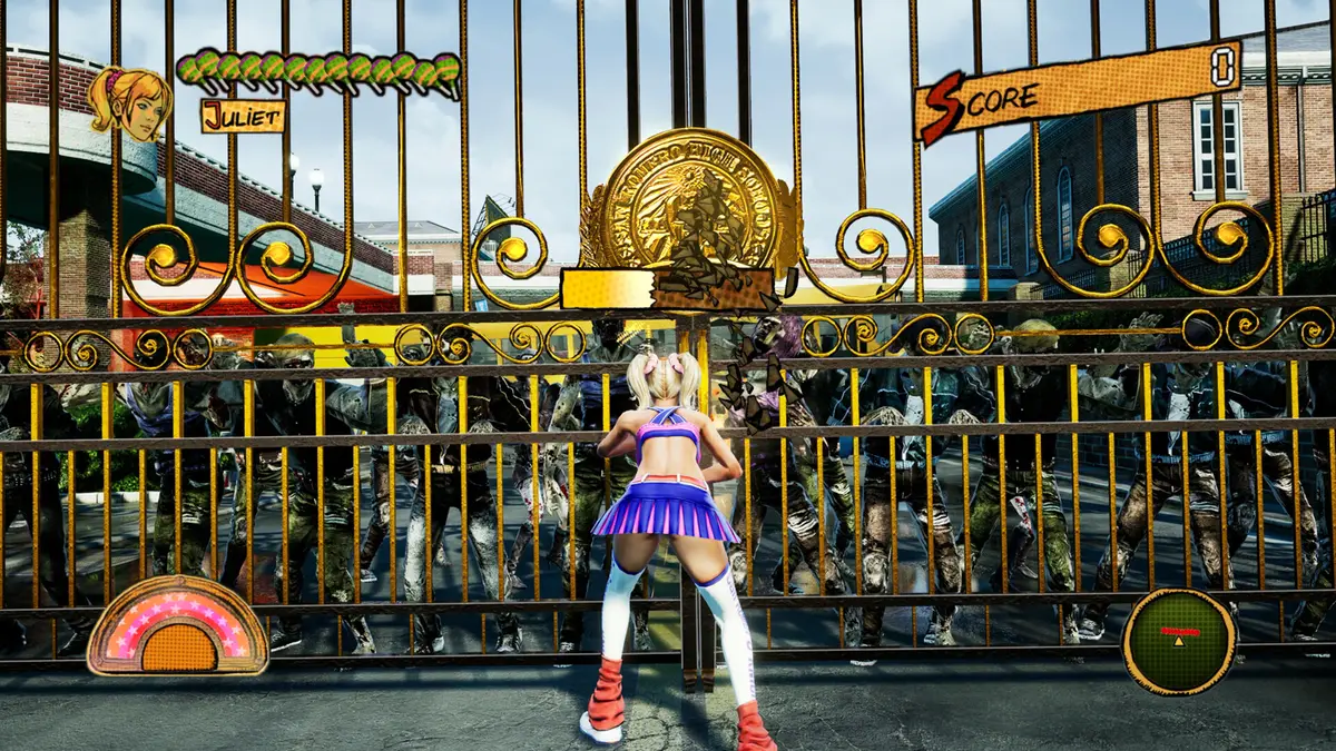 In-game screenshot from the LOLLIPOP CHAINSAW RePOP store page