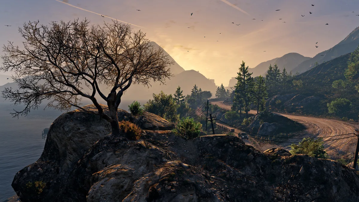 In-game screenshot from the Grand Theft Auto V Enhanced store page