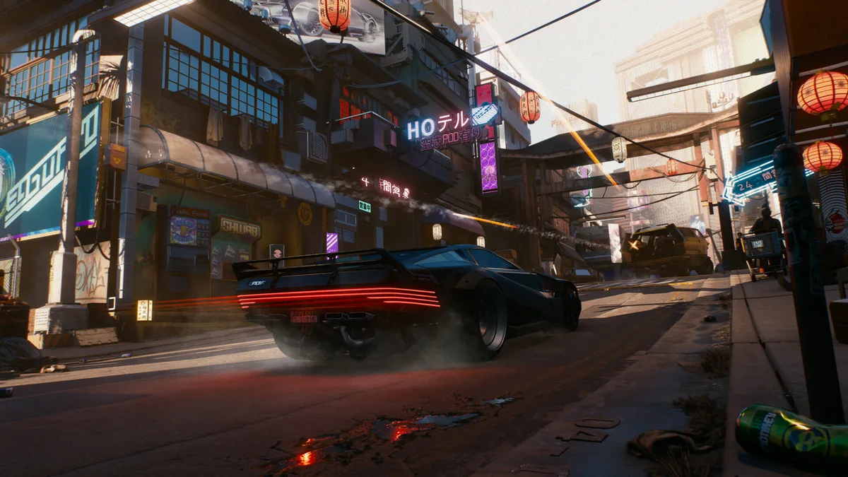 In-game screenshot from the Cyberpunk 2077 store page